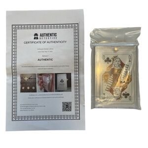 Louis Vuitton Jeu De Cartes RARE D Queen Of Clubs Playing Card w COA